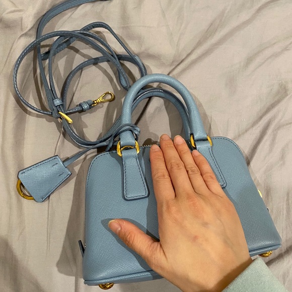 Prada promenade mini bag sky blue - Picture 5 of 15